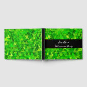 Livre D'or "Forêt" du Motif Green Triangle Shapes + événement (Complet)