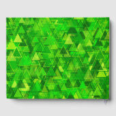 Livre D'or "Forêt" du Motif Green Triangle Shapes + événement (Verso)
