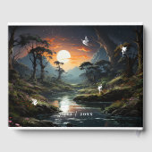 Livre D'or Forêt enchantée Fleuve Sun Fairies Papillons (Verso)