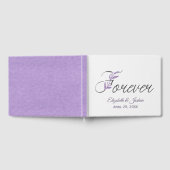 Livre D'or FOREVER Floral Text For Wedding (Complet)