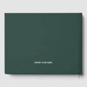 Livre D'or Forever In Our Hearts Modern Custom Photo Memorial (Verso)