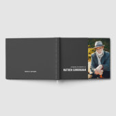 Livre D'or Forever In Our Hearts Modern Custom Photo Memorial (Complet)