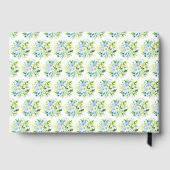 Livre D'or Forget-Me-Nots Daisies Floral Wedding (Verso)