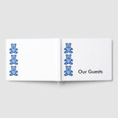 Livre D'or Frontière nounours bleue (Complet)