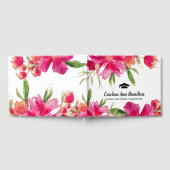 Livre D'or Fuchsia Green Floral Graduation (Complet)
