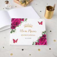 Fuchsia Rose Fleurs Quinceanera Anniversaire Douze