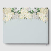 Livre D'or Funérailles commémoratives Dusty Blue Hydrangea (Verso)