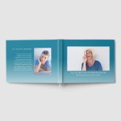 Livre D'or Funérailles commémoratives | Elégante photo modern (Complet)