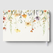 Livre D'or Funérailles de fleurs sauvages rustiques (Verso)