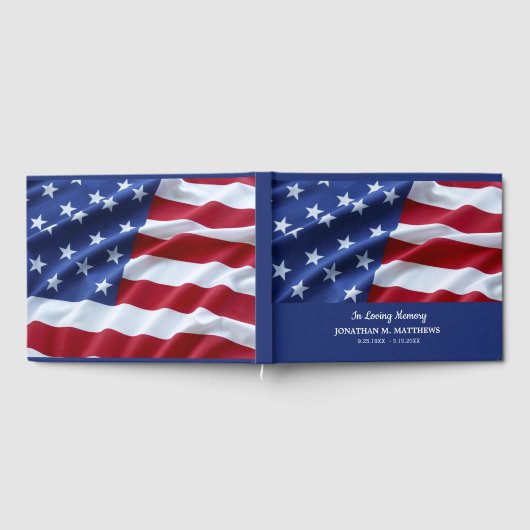 Livre D'or Funérailles de la photo commémorative du drapeau a (Complet)