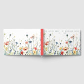 Livre D'or Funérailles du service commémoratif Fleur sauvage (Complet)