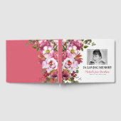 Livre D'or Funérailles florales roses (Complet)