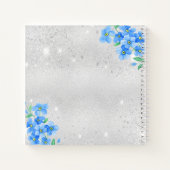 Livre d'or funérailles funéraire argent floral pho (Dos)