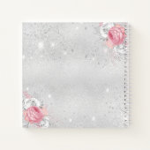 Livre d'or funérailles funéraire argent floral pho (Dos)