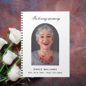 Livre d'or funérailles funéraire blanc arche photo