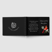 Livre d'or funéraire Cardinal rouge (Complet)