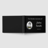 Livre d'or funéraire/commémoratif clair et minimal (Complet)