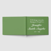 Livre d'or funéraire élégant et triste (Complet)