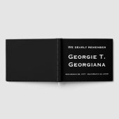 Livre d'or funéraire respectable et élégant (Complet)