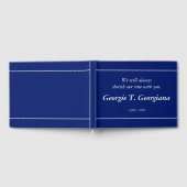 Livre d'or funéraire simple et minimal (Complet)