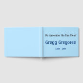 Livre d'or funéraire simple et simple (Complet)