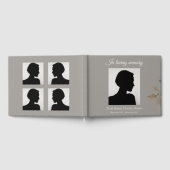 Livre d'or funéraire taupe (Complet)