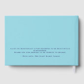 Livre D'or Funeral Guest Book (Verso)