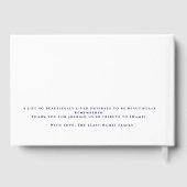 Livre D'or Funeral Guest Book (Verso)