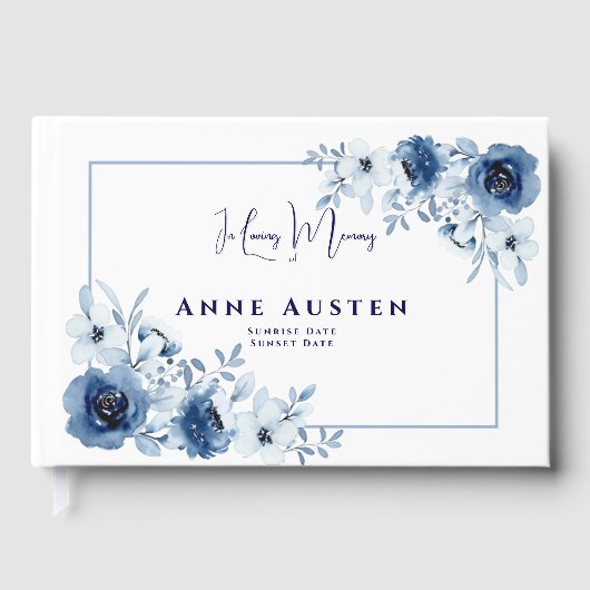 Livre D'or Funeral Guest Book (Recto)