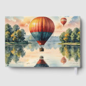 Livre D'or Funeral Hot Air Balloons with Water Reflection (Verso)