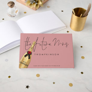 Livre D'or Futur Mme Nom Date Dusty Rose Fête des mariées Gue