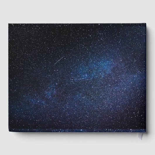 Livre D'or Galaxy Stars Starry Night Celestin Mariage (Verso)