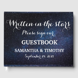 Livre D'or Galaxy Stars Starry Night Celestin Mariage