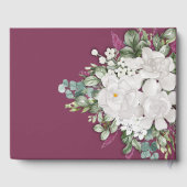 Livre D'or Gardenia / Snapdragon Mariage pourpre (Verso)