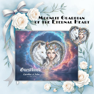 Livre D'or Gardien au clair de lune du Cœur Éternel.