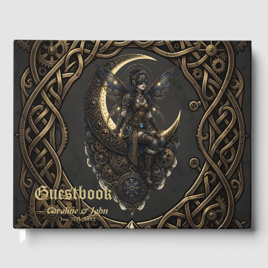Livre D'or Gardien Fée Steampunk. (Recto)