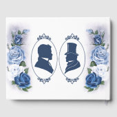 Livre D'or Gay Grooms Regency Roses bleus (Verso)