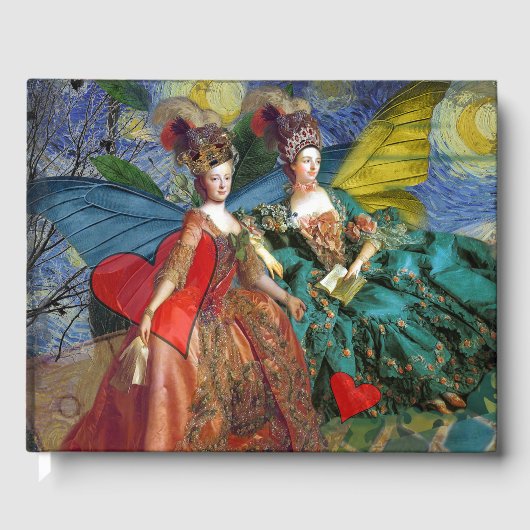 Livre D'or Gemini gothique classique femme papillon Whimsical (Recto)