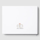 Livre D'or gentil mariage messages invités amour (Verso)