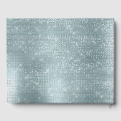 Livre D'or Glam Aqua Glitzy Silver Sparkle (Verso)