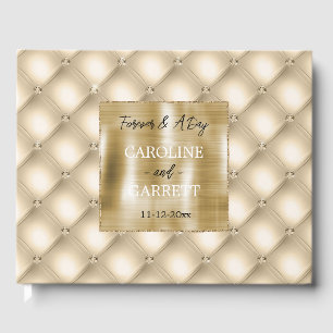 Livre D'or Glam Champagne Gold Glitzy DiamondsMariage
