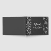 Livre D'or Glam Silver Winter Wonderland Baby shower (Complet)