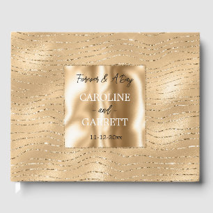 Livre D'or Glitzy Gold Stripes Glam