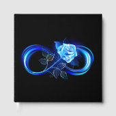 Livre D'or Glowing infinity with blue rose (Recto)