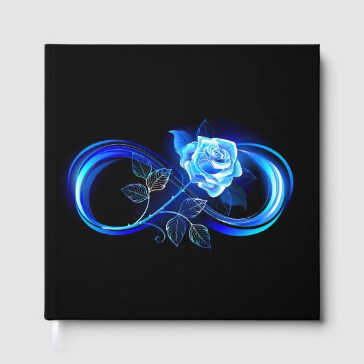 Livre D'or Glowing infinity with blue rose (Recto)