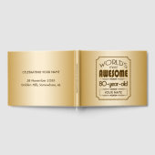 Livre D'or Gold 80th Anniversaire Célébration World Meilleur  (Complet)