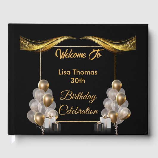 Livre D'or Gold Black Elegant (Recto)