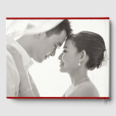 Livre D'or Gold Circle Double Bonheur Mariage chinois Photo (Verso)