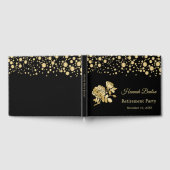Livre D'or Gold Confetti Parti de retraite Rose (Complet)