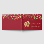 Livre D'or Gold Confetti Parti de retraite Rose (Complet)